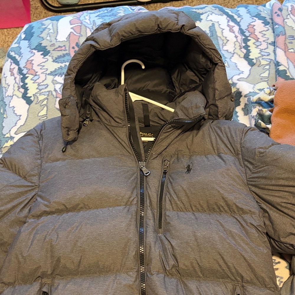 Polo Ralph Lauren Charcoal Puffer Jacket